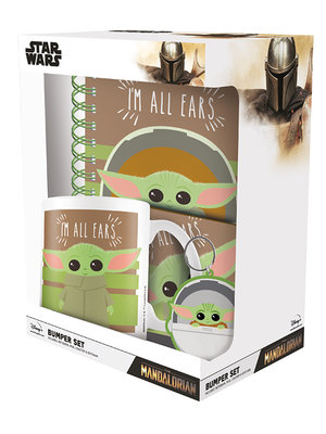 Pyramid The Mandalorian I Am All Ears Gift Set with mug notebook keychain