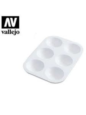 Vallejo Gundam Tools Plastic Palette for Color Mixing 13x9cm