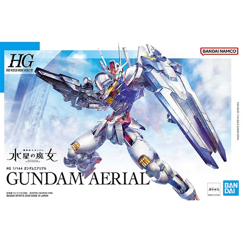 Bandai Gundam HG The Witch From Mercury Gundam Aerial 1/144 Model Kit 03 Bandai Gundam HG The Witch From Mercury Gundam Aerial 1/144 Model Kit 03