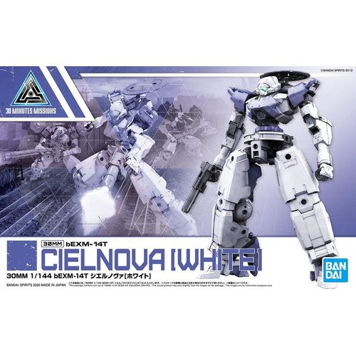 Bandai Gundam 30MM 1/144 bEXM-14T Cielnova White Model Kit 31