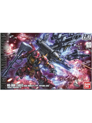 Bandai Gundam HG Thunderbolt Zaku II MS-06R High Mobility Psycho Zaku Model Kit