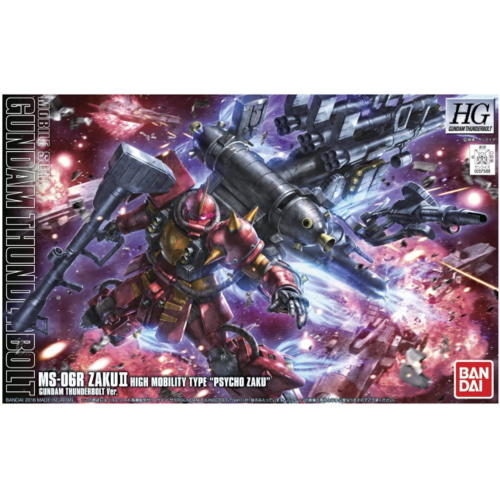 Bandai Gundam HG Thunderbolt Zaku II MS-06R High Mobility Psycho Zaku Model Kit