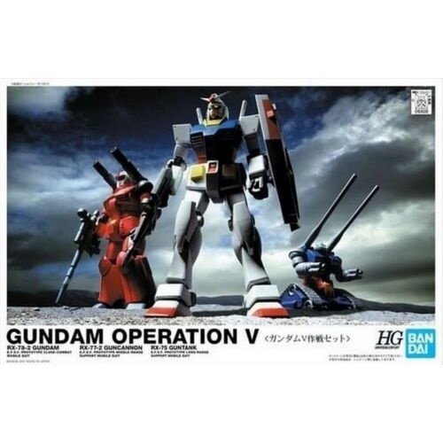 Bandai Gundam HGUC 1/144 Gundam Operation V Set Model Kit Bandai Gundam HGUC 1/144 Gundam Operation V Set Model Kit