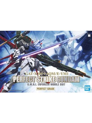 Bandai Gundam PG 1/60 GAT-X105+AQM/E-YM1 Perfect Strike Gundam Model Kit