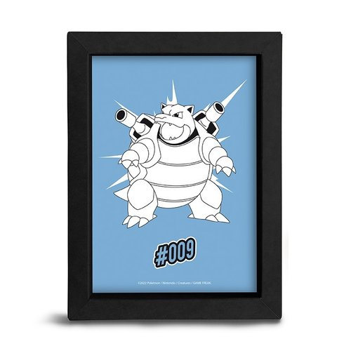 Abystyle Pokemon Frame Kraft 15x20cm Pop Color Blastoise