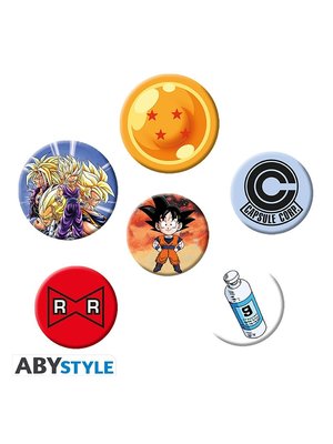 Abystyle Dragon Ball Z Badge Pack