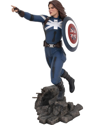 Diamond Select Toys Marvel What If Captain Carter Pvc Diorama Diamond Gallery