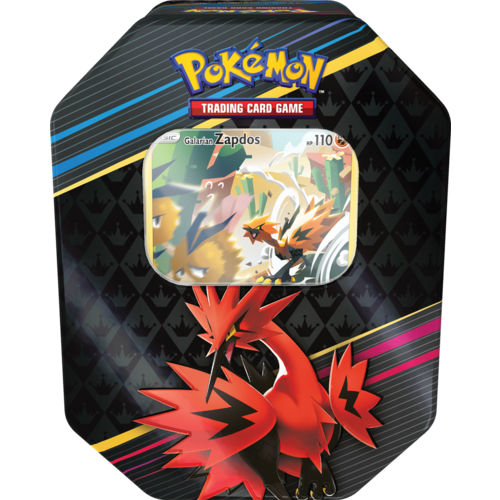 The Pokemon Company Pokémon TCG Crown Zenith Galarian Zapdos Special Art Tin The Pokemon Company Pokémon TCG Crown Zenith Galarian Zapdos Special Art Tin