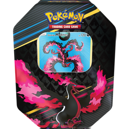 The Pokemon Company Pokémon TCG Crown Zenith Galarian Moltres Special Art Tin The Pokemon Company Pokémon TCG Crown Zenith Galarian Moltres Special Art Tin