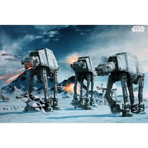 Hole in the Wall Star Wars AT-At Fighter The Empire Strikes Back Poster 61x91,5cm Hole in the Wall Star Wars AT-At Fighter The Empire Strikes Back Poster 61x91,5cm