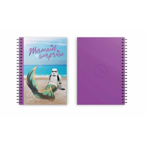 SD Toys Star Wars Mermaid By Suprise A5 Spiral Notebook SD Toys Star Wars Mermaid By Suprise A5 Spiral Notebook
