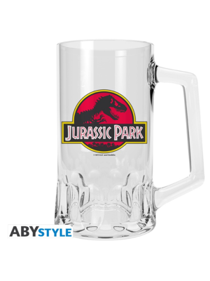 Jurassic Park Tankard Glass Logo