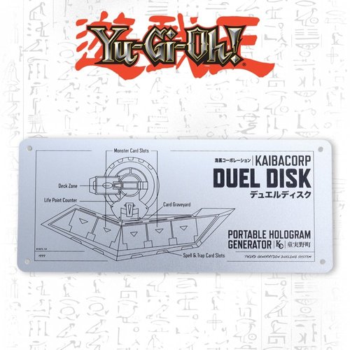 Fanattik Yu-Gi-Oh Kaibacorp Fan-Plate Metal Duel Disk Schematic lmtd to 5.000 pcs