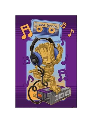Pyramid Guardians of the Galaxy Groot Cassette Maxi Poster 61x91.5