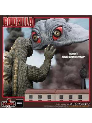 Mezco Toys Godzilla VS. Hedorah Action Figure Box Set 5 Points XL