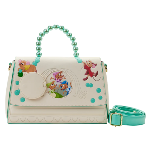 Loungefly Disney Cinderella Gus and Jack Bead Crossbody Bag Loungefly Loungefly Disney Cinderella Gus and Jack Bead Crossbody Bag Loungefly
