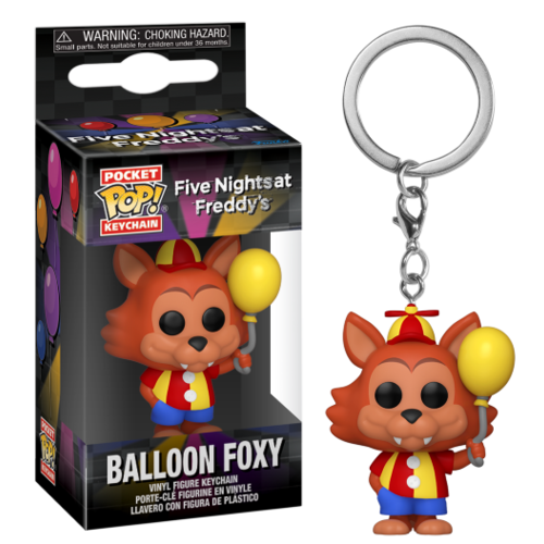 Funko Funko Pocket Pop! Keychain FNAF Security Breach Balloon Foxy