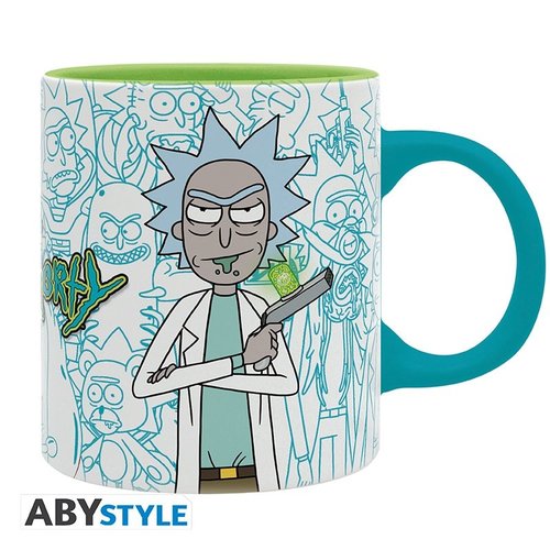 Abystyle Rick and Morty All Ricks and Mortys Mug 320ml