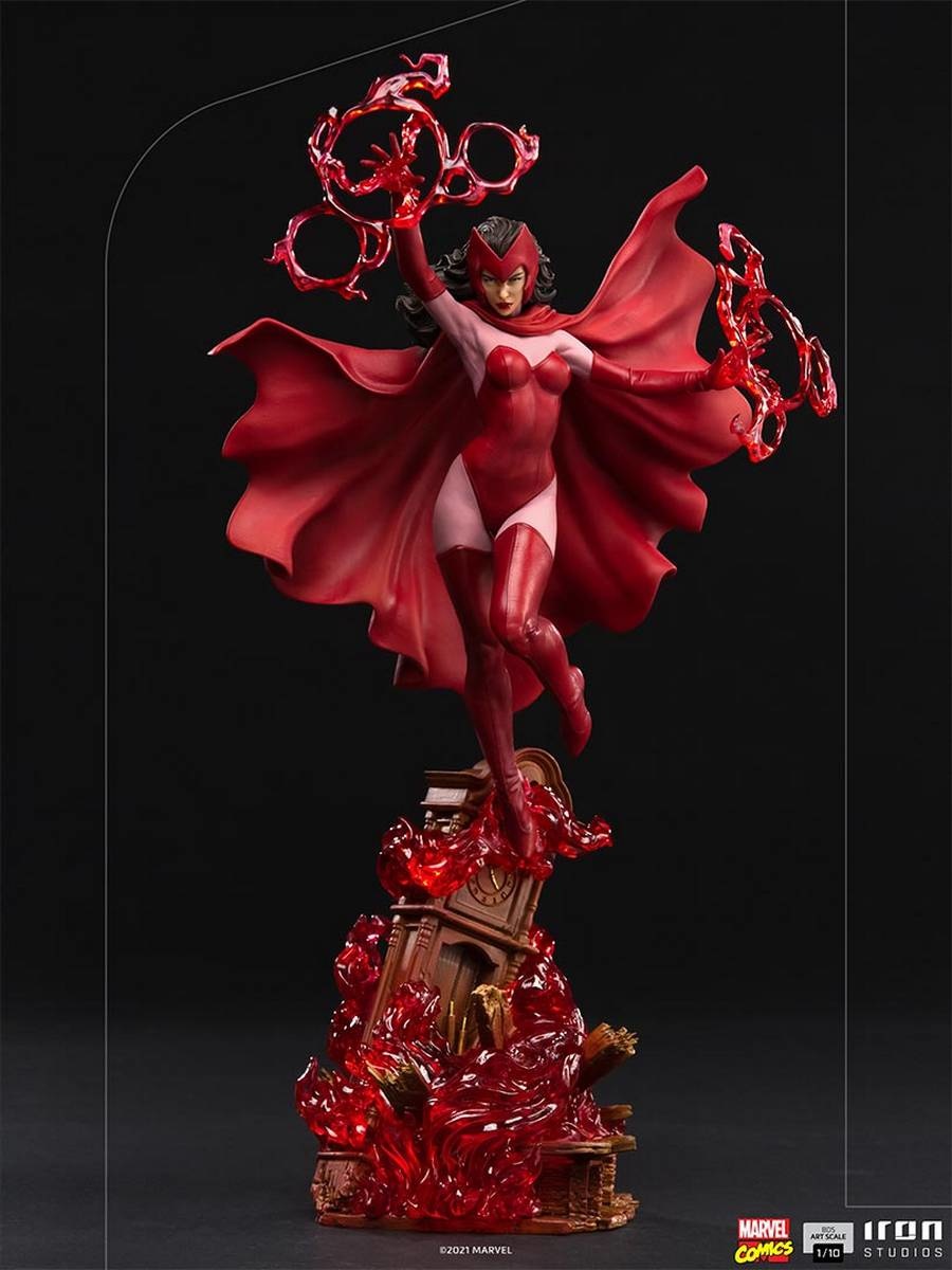 KOTOBUKIYA ARTFX+ MARVEL UNIVERSE Scarlet Witch 1/10 PVC Figure, Figures &  Plastic Kits