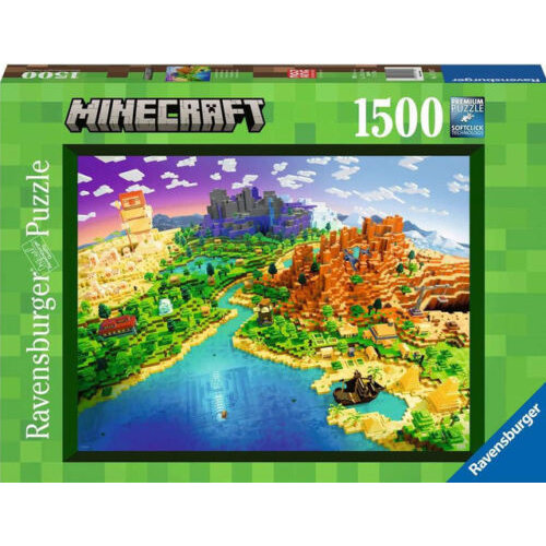 Ravensburger Minecraft The World of Minecraft 1500PCS Ravensburger Minecraft The World of Minecraft 1500PCS