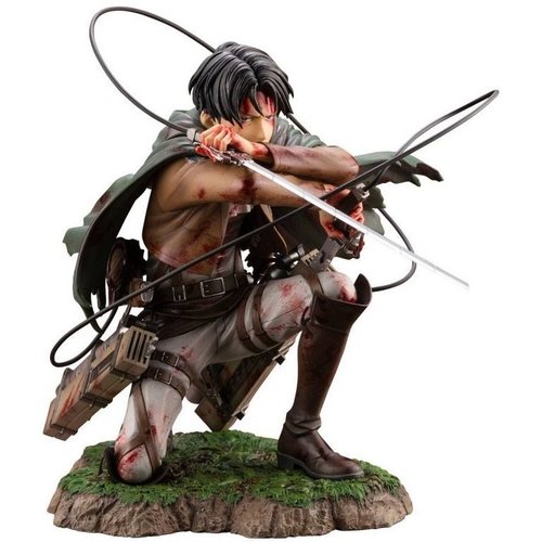 Bandai Attack On Titan Levi Fortitude Ver. PVC Statue ARTFX 17cm