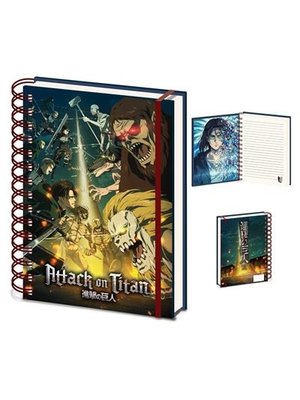 Pyramid Attack On Titan S4 A5 Wiro Notebook