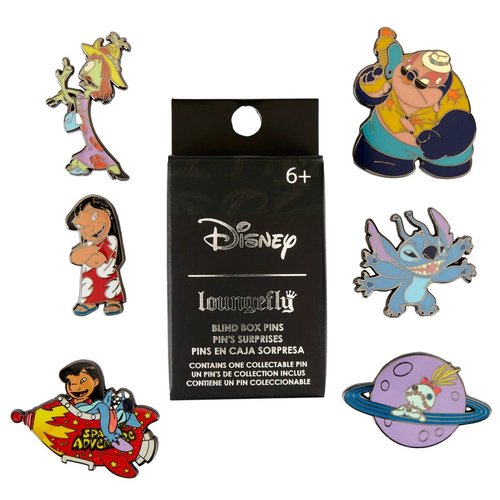 Loungefly Disney Loungefly Blind Box Enamel Pins Lilo & Stitch Space Adventure