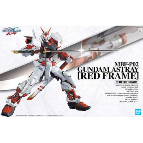 Bandai Gundam Perfect Grade 1/60 Astray Red Frame Model Kit