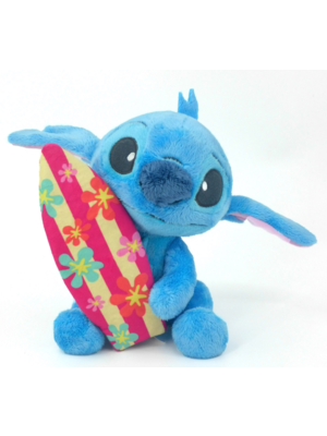 Simba Toys Disney Stitch with Surfboard Pluche 25cm