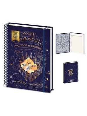 Pyramid Harry Potter Marauders Map Notebook Wiro A4