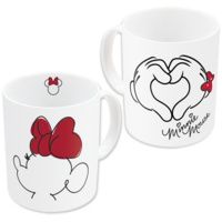 Disney Minnie Heart Ceramic Mug 325ml