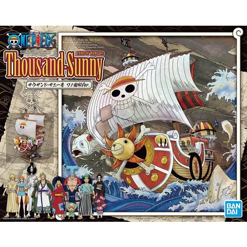 Bandai One Piece Thousand Sunny Land of Wanokuni Version Model Kit 30cm Bandai One Piece Thousand Sunny Land of Wanokuni Version Model Kit 30cm