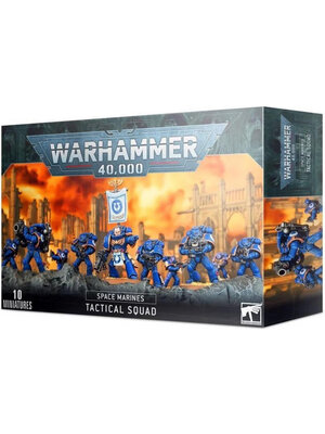 Game Workshop Warhammer 40.000 Space Marines Tactical Squad 10 Miniatures GW