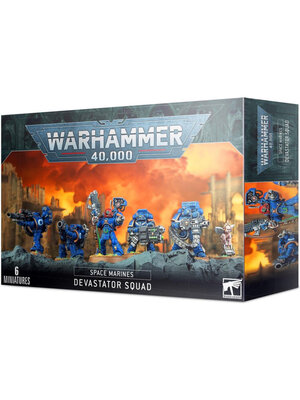 Game Workshop Warhammer 40.000 Space Marines Devastator Squad 6 Miniatures GW