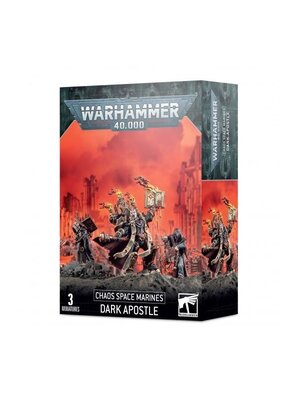 Game Workshop Warhammer 40.000 Chaos Space Marines Dark Apostel 3 Miniatures GW