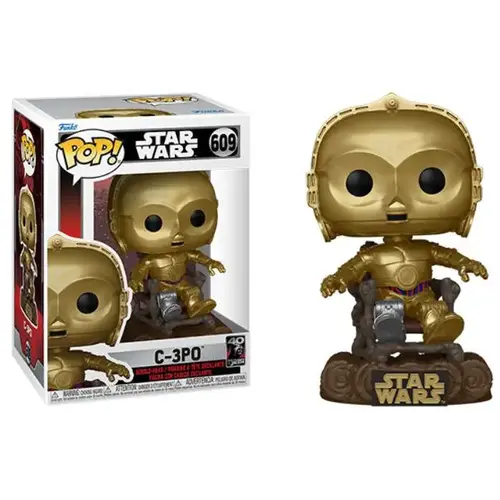 Funko Funko POP! Star Wars 609 C-3PO on Chair Funko Funko POP! Star Wars 609 C-3PO on Chair