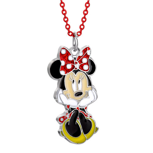 Peershardy Disney Minnie Red Dress Collier