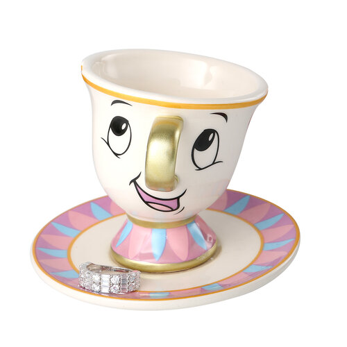 Disney Beauty and the Beast Chip Trinket Tray 10x8.5x10cm Disney Beauty and the Beast Chip Trinket Tray 10x8.5x10cm