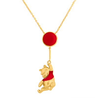 Disney Winnie the Pooh Balloon Necklace in Brass Plated