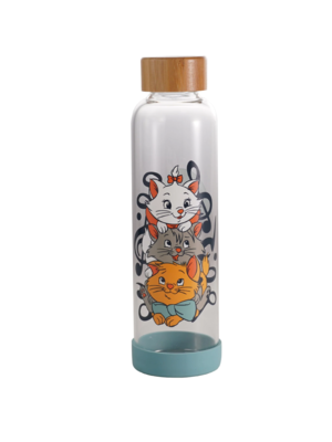 Half Moon Bay Disney The Aristo Cats Glass Water Bottle 500ml