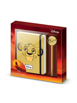 Karactermania Disney Lion King Simba Heady Gift Box Notebook + Pen