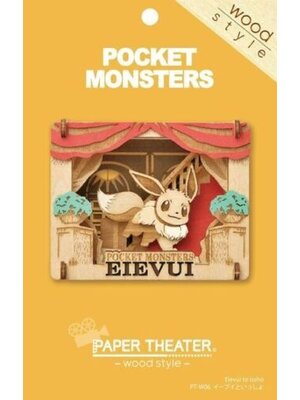 Pokemon Eevee Paper Theater (Wood Style)