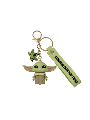 Peershardy Star Wars The Mandalorian Grogu 3D Rubber Keychain