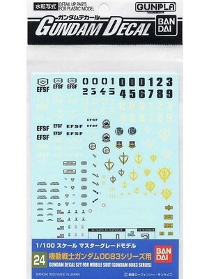 Bandai Gundam Decal MG 24 Multi 0083