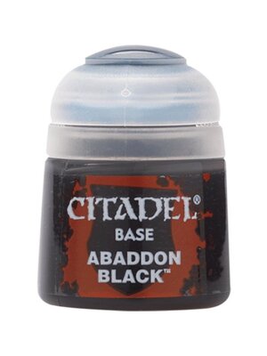 Game Workshop Citadel Colour Abaddon Black 12ml GW