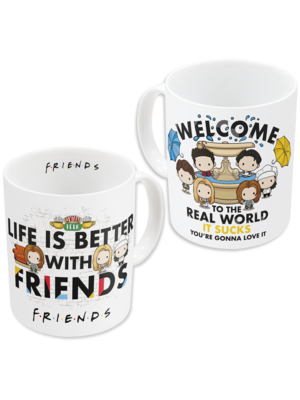 Stor Friends Welcome Ceramic Mug 325ml