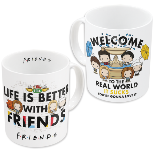 Stor Friends Welcome Ceramic Mug 325ml