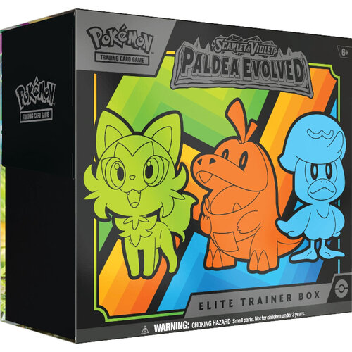 The Pokemon Company Pokemon TCG Paldea Evolved Elite Trainer Box The Pokemon Company Pokemon TCG Paldea Evolved Elite Trainer Box
