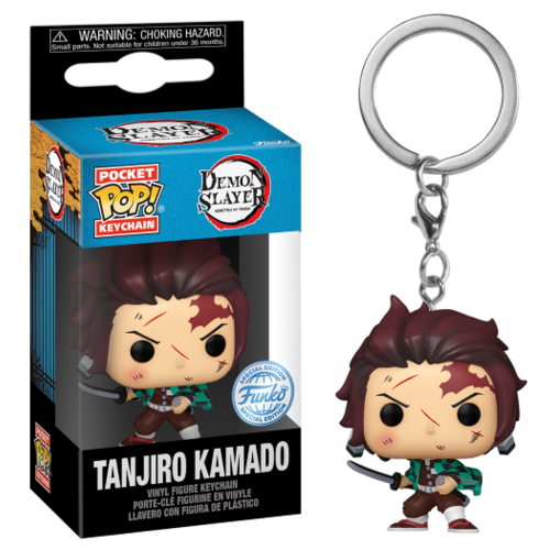 Funko Funko POP! Pocket Pop Keychain Demon Slayer Tanjiro Kamado Funko Funko POP! Pocket Pop Keychain Demon Slayer Tanjiro Kamado