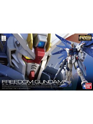 Bandai Gundam RG 1/144 Freedom Gundam Z.A.F.T MS ZGMF-X10A Model Kit 05